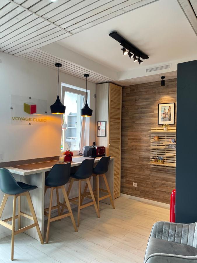 Ferienwohnung Voyage Cubic Adults Only Hermannstadt Exterior foto